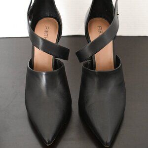 Firth Leather Asymmetrical Pumps